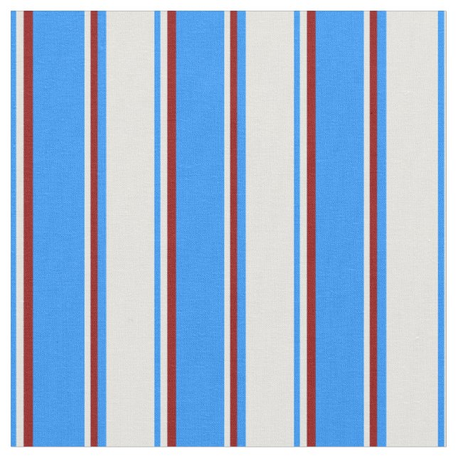 Tecido Bandas de cor azul, ciano claro e vermelho escuro (Detalhe)