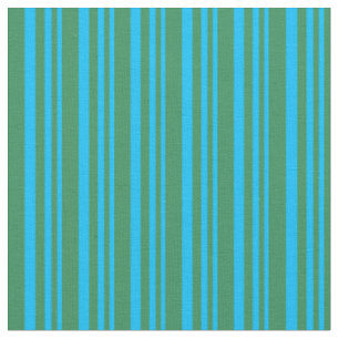 Tecido Bandas de cor verde e azul-marinho