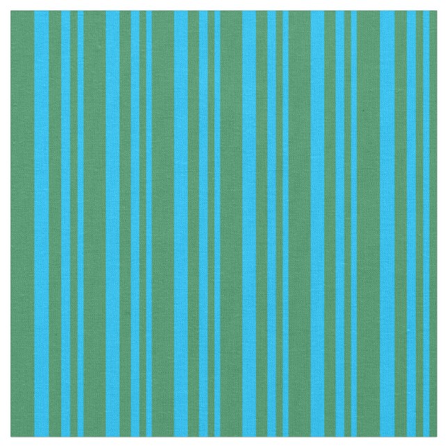 Tecido Bandas de cor verde e azul-marinho (Detalhe)