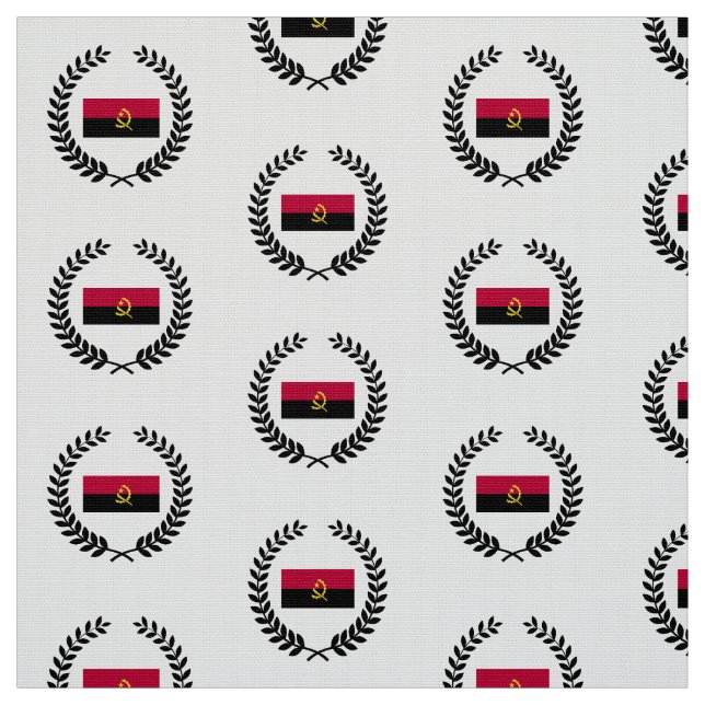 Tecido Bandeira Angola (Modelo)