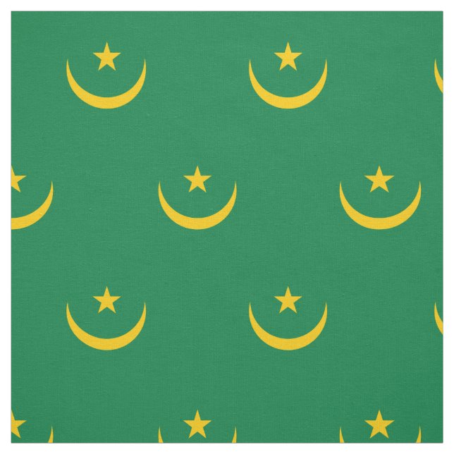 Tecido Bandeira Antiga da Mauritânia (Modelo)