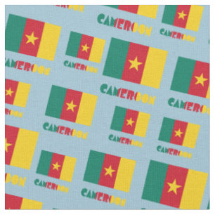 Tecido Bandeira Camaronesa e Camarões