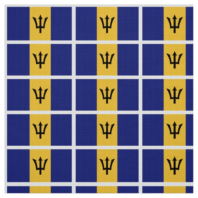 Tecido Bandeira clássica de Barbados (Modelo)