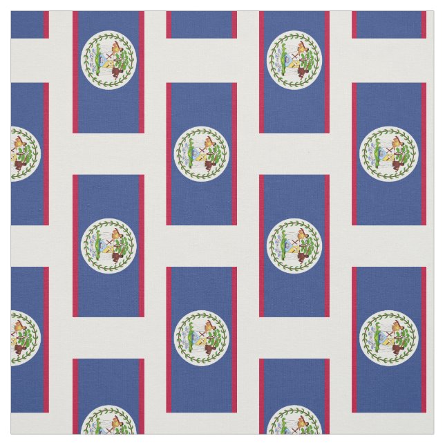 Tecido Bandeira clássica de Belize (Modelo)