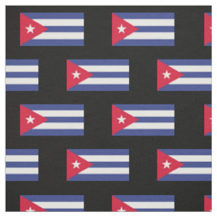 Tecido Bandeira clássica de Cuba