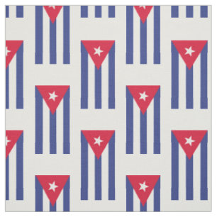 Tecido Bandeira clássica de Cuba