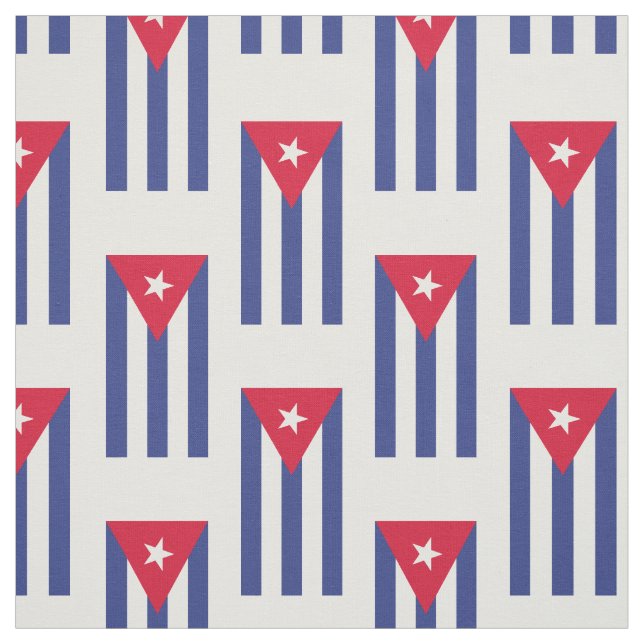 Tecido Bandeira clássica de Cuba (Modelo)