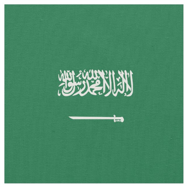 Tecido Bandeira da Arábia Saudita (Detalhe)