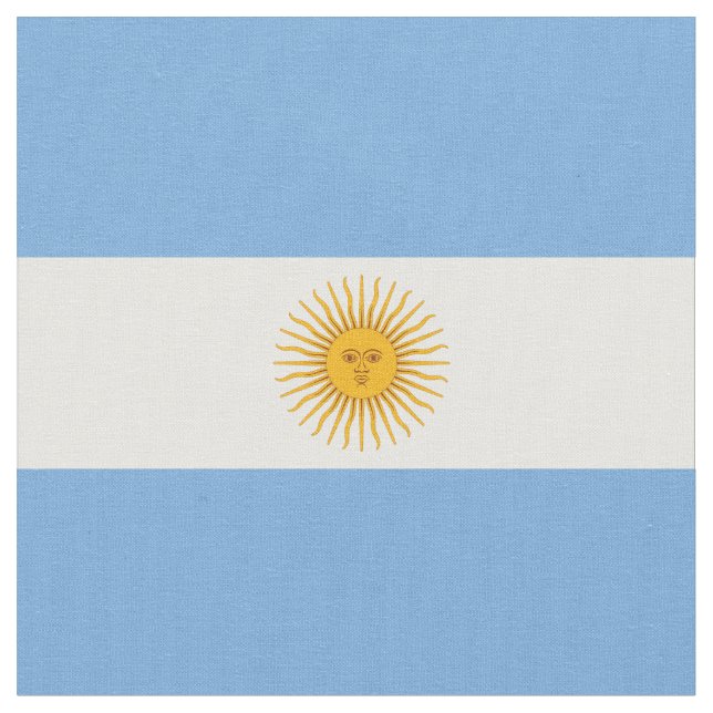 Tecido Bandeira da Argentina (Detalhe)