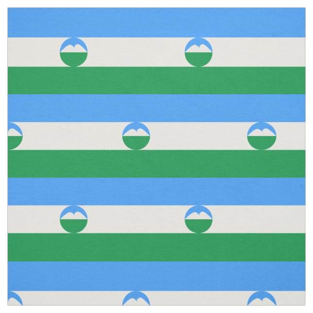 Tecido Bandeira da Cabárdia-Balcária (Modelo)
