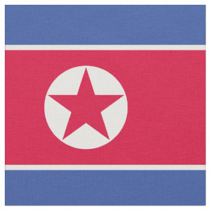 Tecido Bandeira da Coreia do Norte