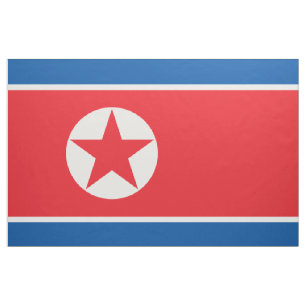 Tecido Bandeira da Coreia do Norte