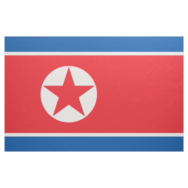 Tecido Bandeira da Coreia do Norte (Jarda)