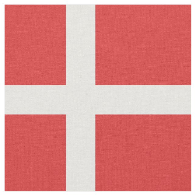 Tecido Bandeira da Dinamarca (Detalhe)