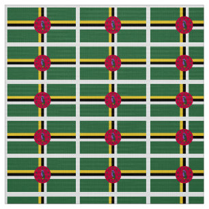 Tecido Bandeira da Domínica