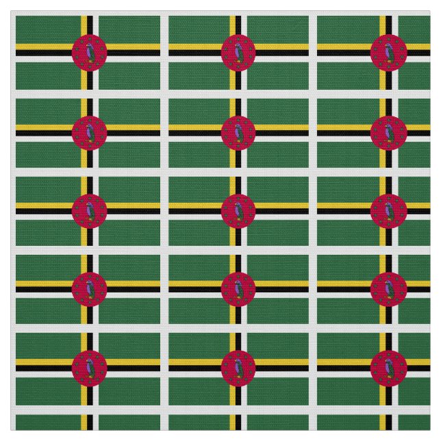 Tecido Bandeira da Domínica (Modelo)