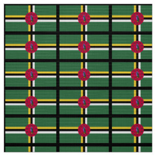 Tecido Bandeira da Domínica