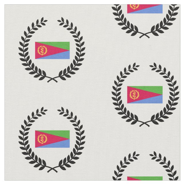 Tecido Bandeira da Eritreia (Detalhe)