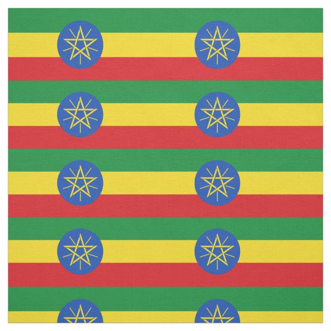 Tecido Bandeira da Etiópia (Modelo)