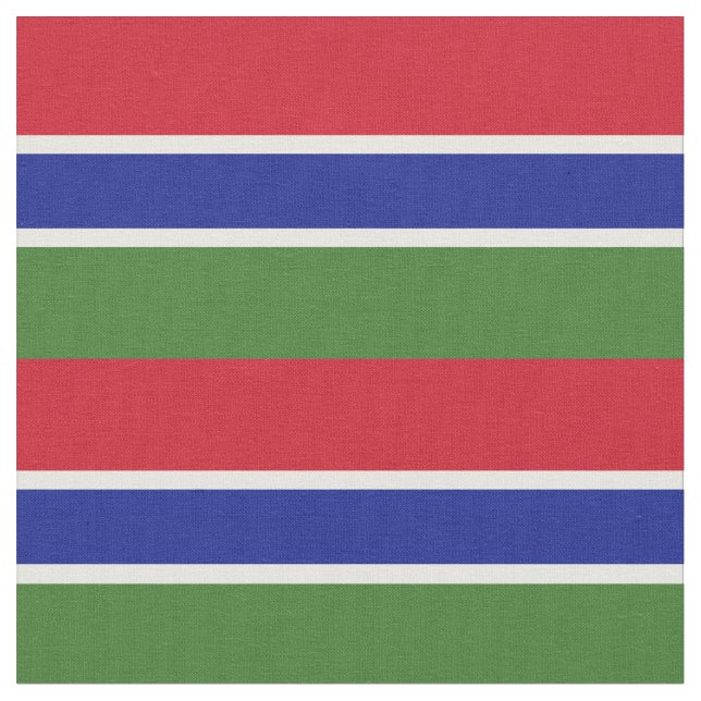 Tecido Bandeira da Gâmbia (Detalhe)