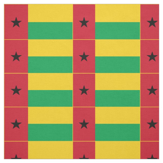 Tecido Bandeira da Guiné Bissau (Modelo)
