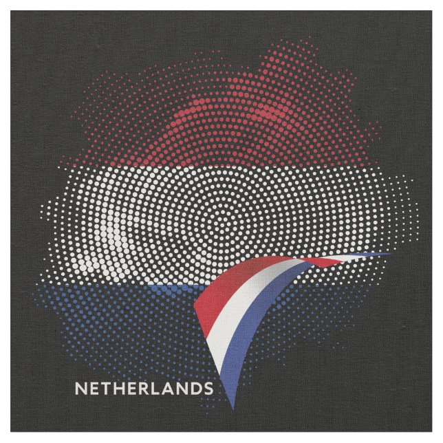 Tecido bandeira da Holanda (Detalhe)