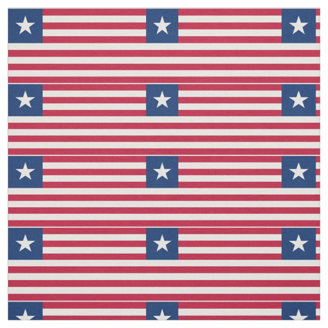 Tecido Bandeira da Libéria (Modelo)