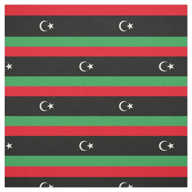 Tecido Bandeira da Líbia (Modelo)