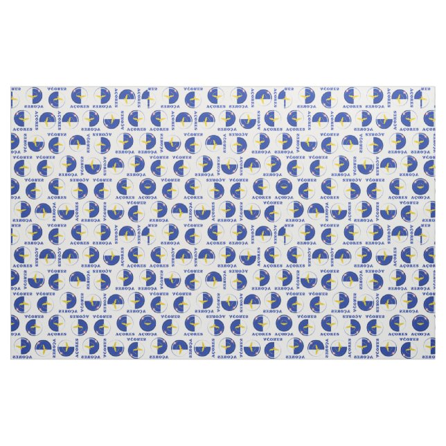 Tecido Bandeira das ilhas de Açores (Jarda)