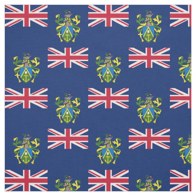 Tecido Bandeira das Ilhas Pitcairn (Modelo)