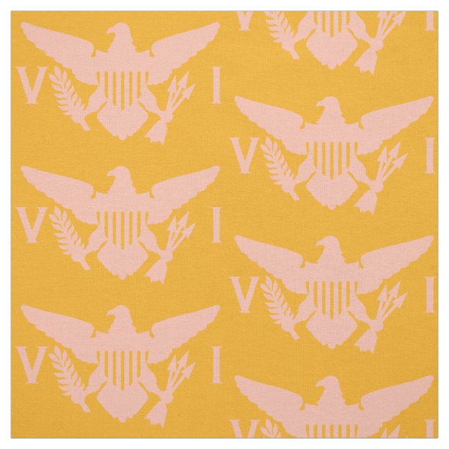 Tecido Bandeira das Ilhas Virgens Americanas (Grande) Lar (Modelo)