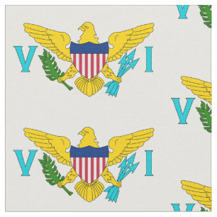 Tecido Bandeira das Ilhas Virgens dos EUA