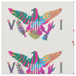 Tecido Bandeira das Ilhas Virgens dos EUA (Grande) Folhas