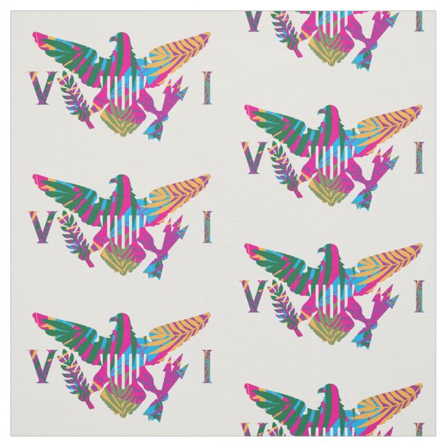 Tecido Bandeira das Ilhas Virgens dos EUA (Grande) Folhas (Modelo)