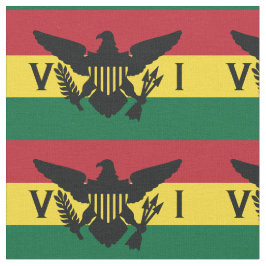 Tecido Bandeira das Ilhas Virgens dos EUA | Vermelho, Ama