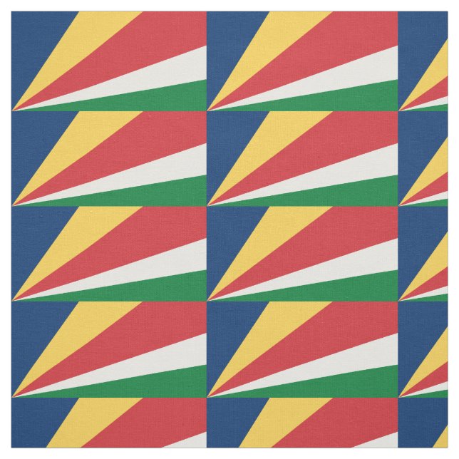 Tecido Bandeira das Seychelles (Modelo)
