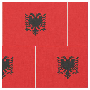 Tecido Bandeira de Albânia