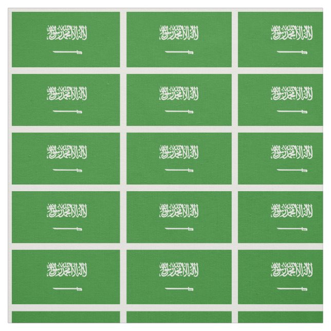 Tecido Bandeira de Arábia Saudita (Modelo)