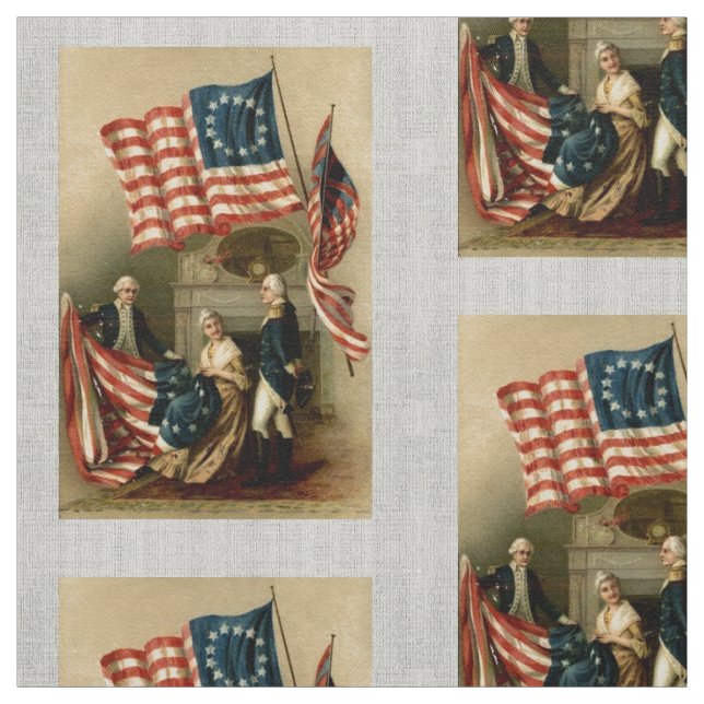 Tecido Bandeira de Betsy Ross (Modelo)