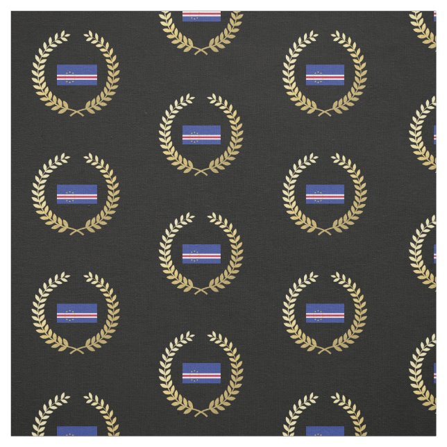 Tecido Bandeira de Cabo Verde (Modelo)