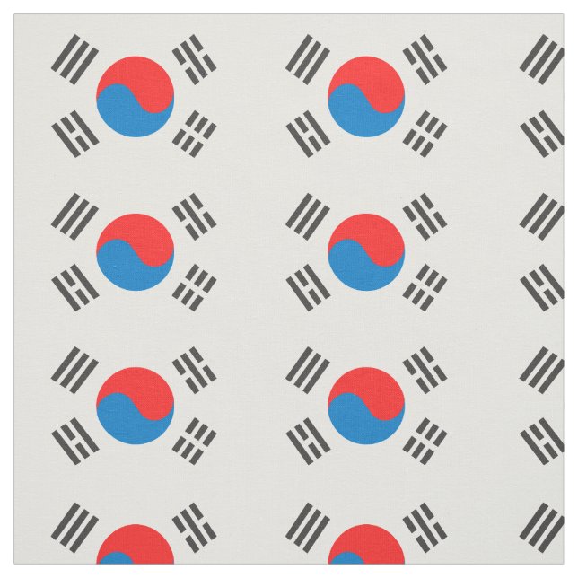Tecido Bandeira de Coreia do Sul (Modelo)