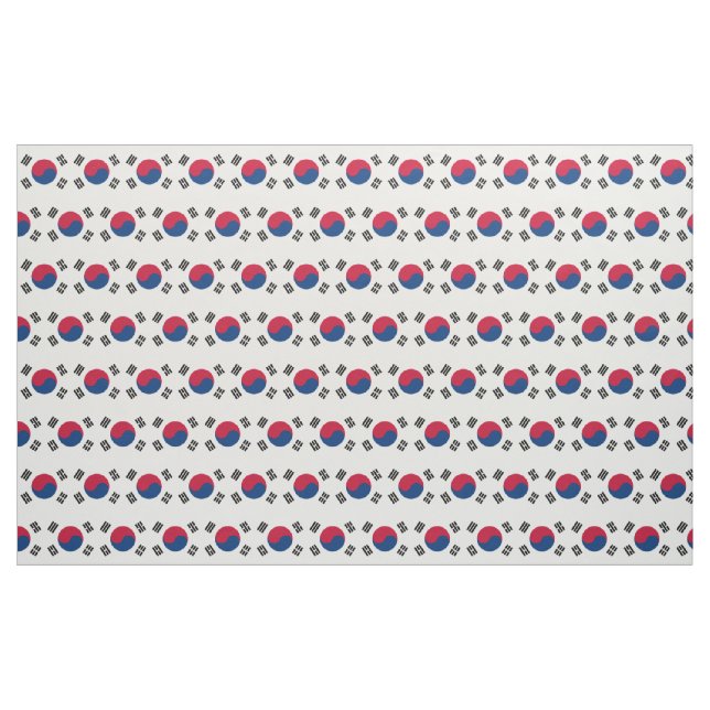 Tecido Bandeira de Coreia do Sul (Jarda)