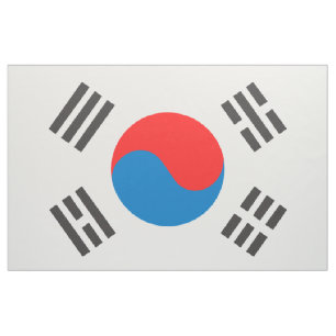 Tecido Bandeira de Coreia do Sul
