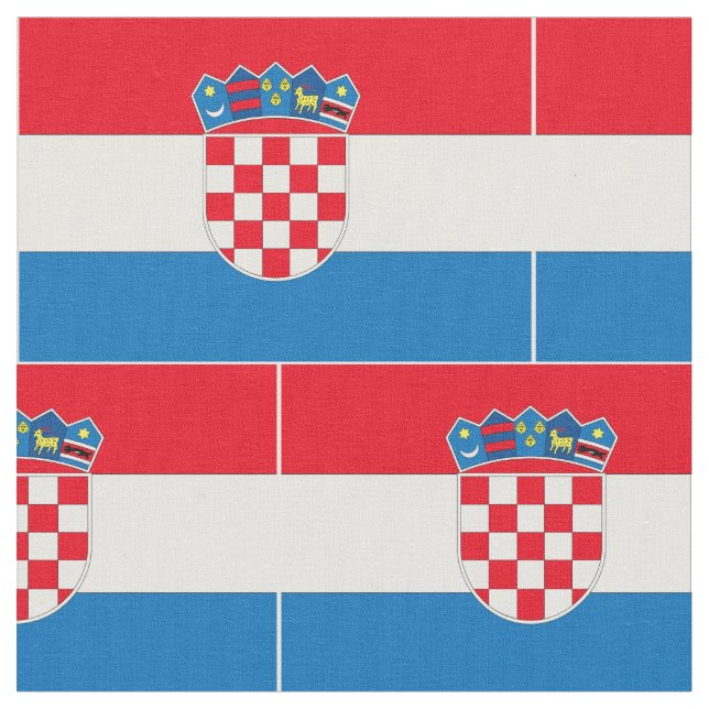 Tecido Bandeira de Croatia (Detalhe)