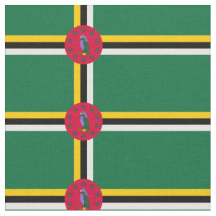 Tecido Bandeira de Dominica