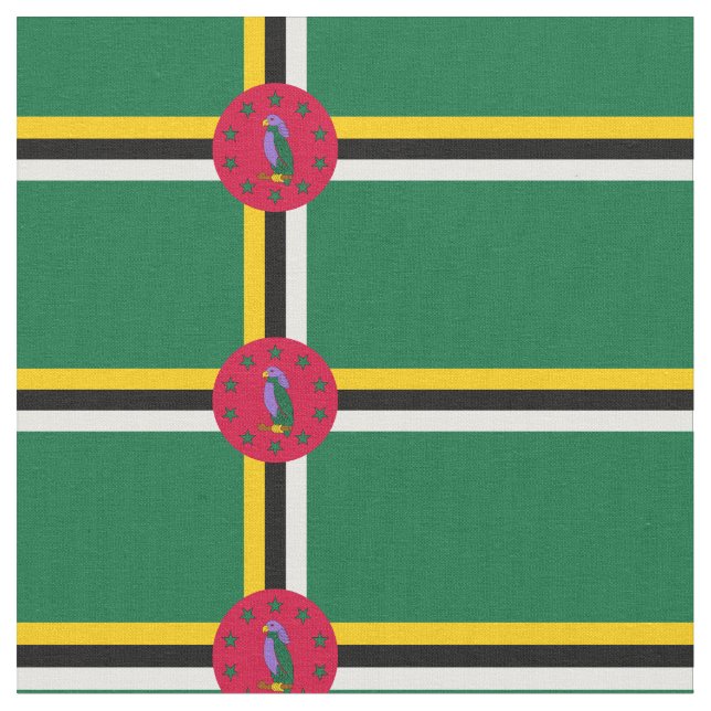 Tecido Bandeira de Dominica (Detalhe)