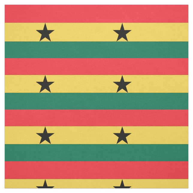Tecido Bandeira de Ghana (Modelo)