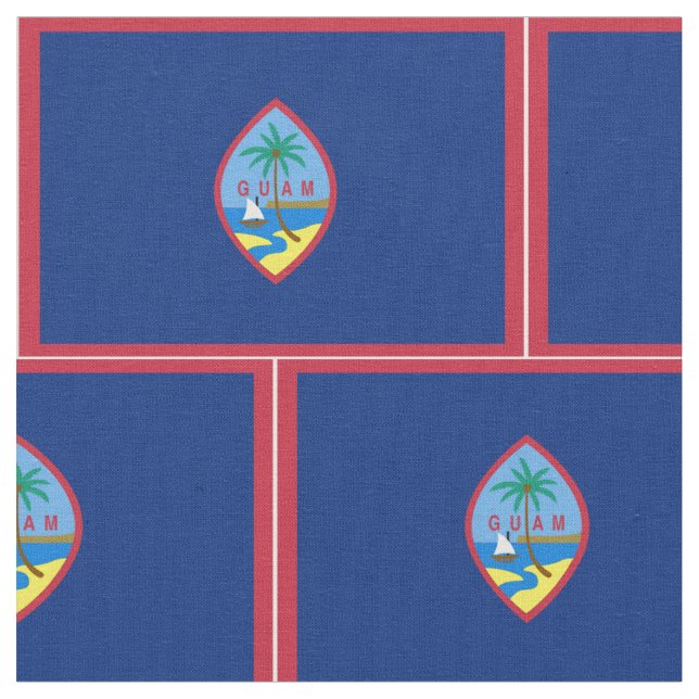 Tecido Bandeira de Guam (Detalhe)