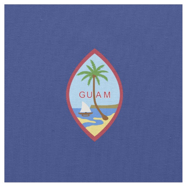 Tecido bandeira de Guam (Detalhe)