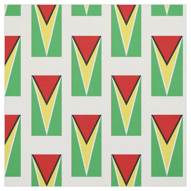 Tecido Bandeira de Guyana (Modelo)